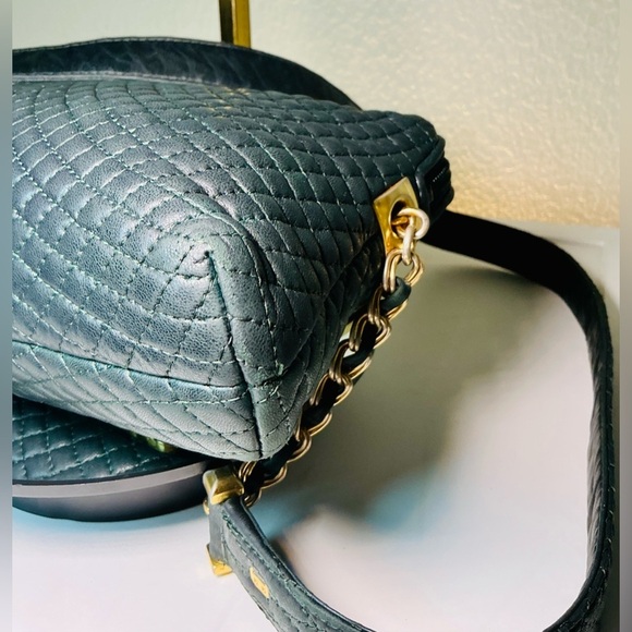 Bally Quilted Lambskin Handbag With Gold B Logo “Host Pick” - Picture 10 of 16